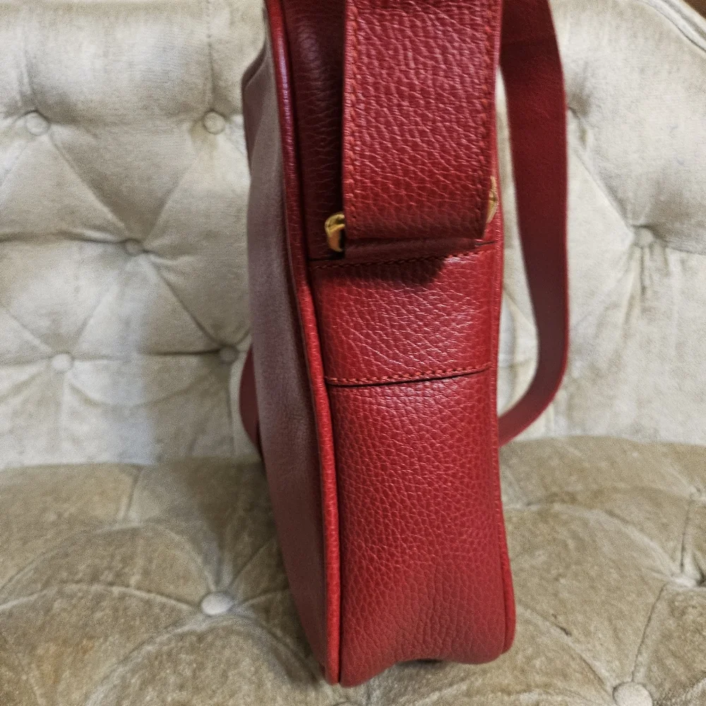 Gucci Red Leather Crossbody Bag - Picture 3 of 8